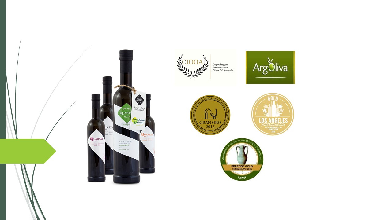 Los aceites de la Almazara Quaryat Dillar ya son los aceites mas premiados de Sierra Nevada, por su calidad y su compromiso con el medio ambiente