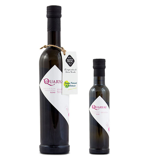2 botellas de aceite de oliva virgen extra Quaryat Blend de cosecha temprana.